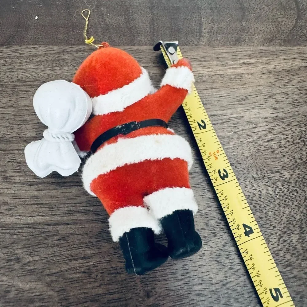 Vintage Santa Claus Holiday Figurine Christmas Ornament
